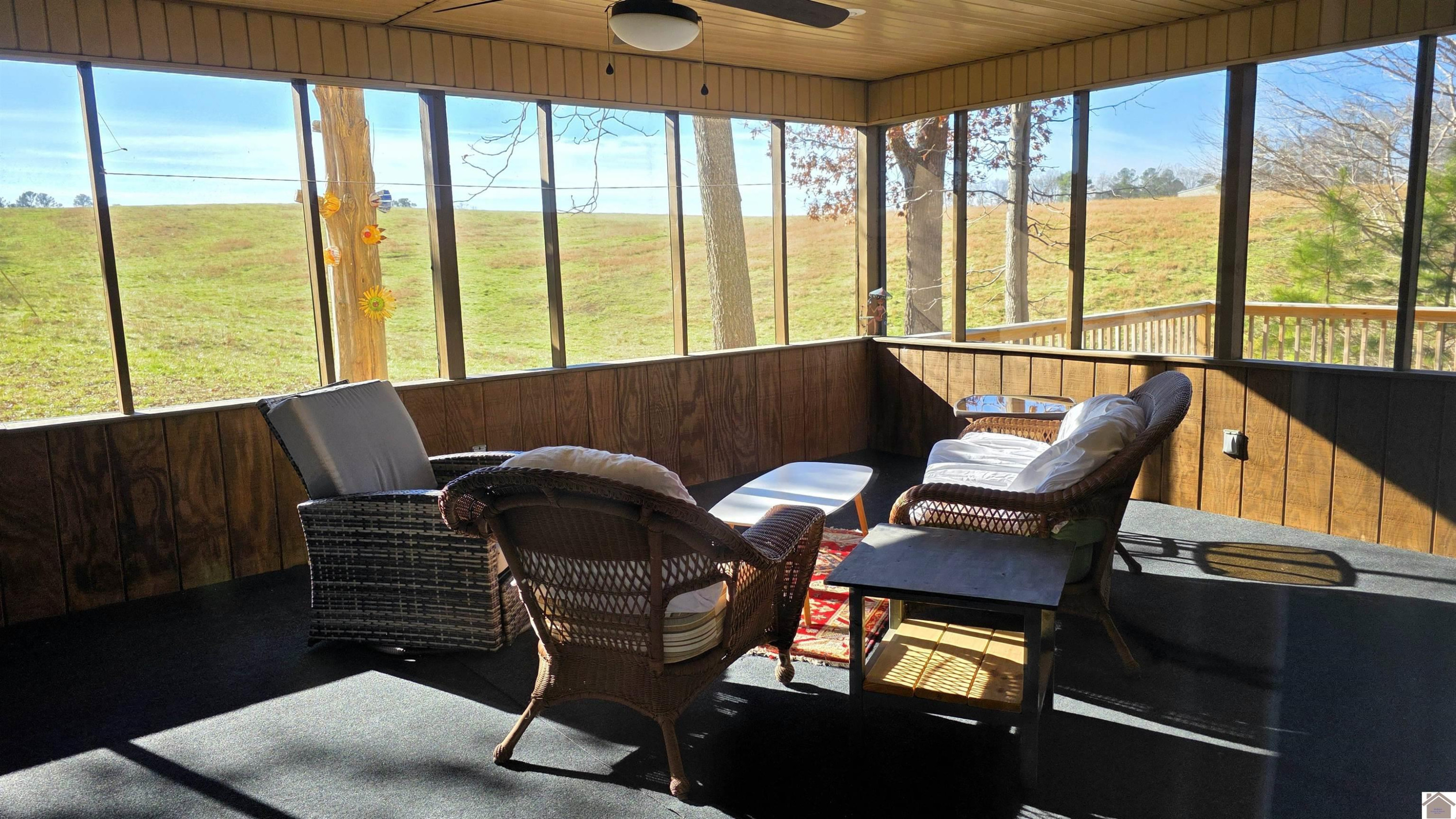 415 Beasley Road Hardin, KY 42048 - Photo 14 of 33 This area is the perfect place to enjoy morning coffee, or dinner without the bugs. Screened Porch