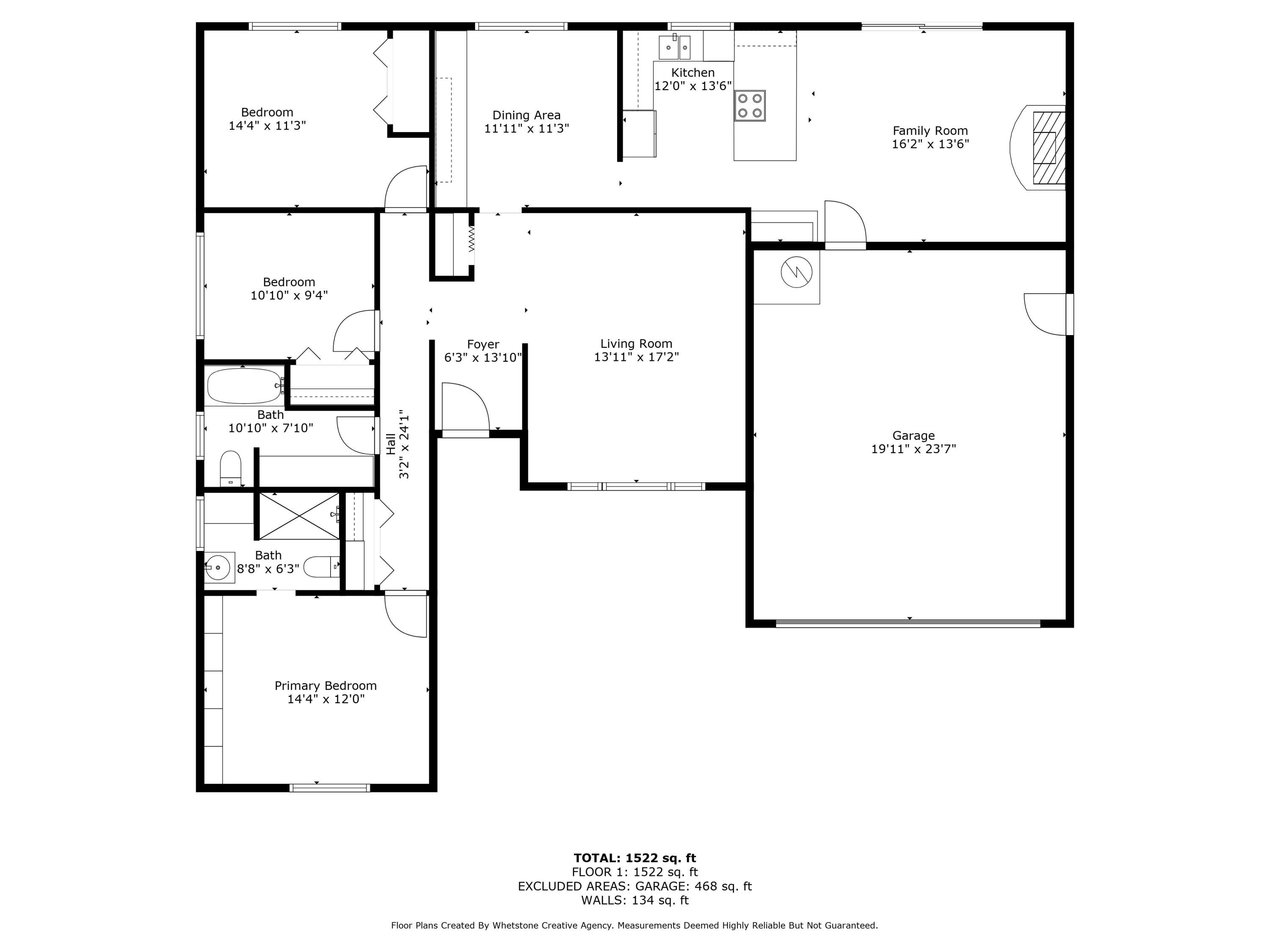 209 Donna Way Central Point, OR 97502 - Photo 27 of 28 All Floors - 209 Donna Way - With Dimens