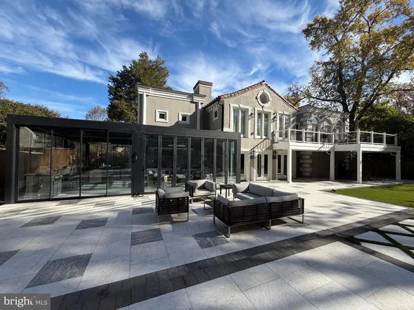 a front view of a house with swimming pool