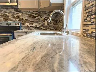 a view of a fireplace with a sink