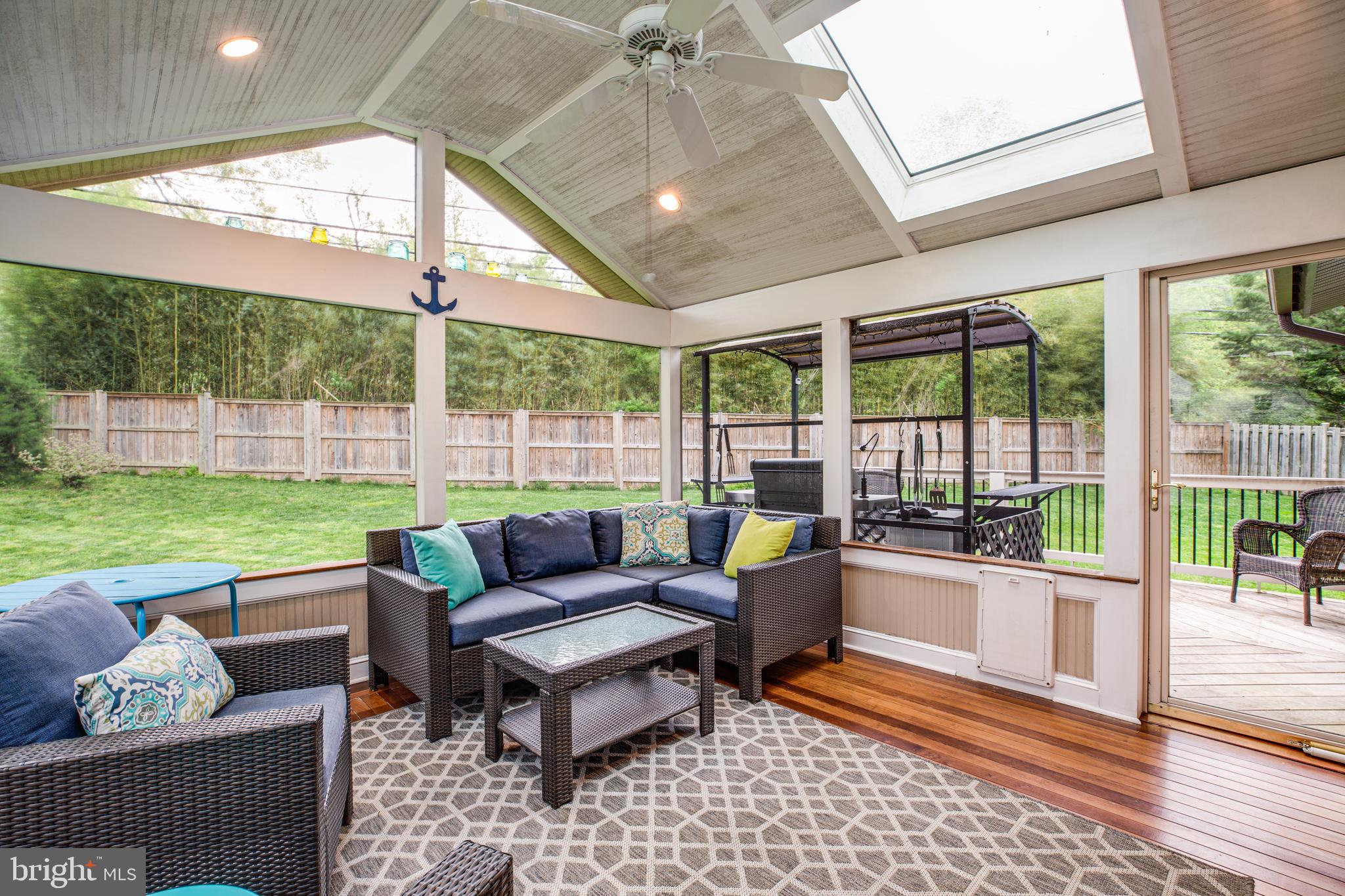 4442 Flintstone Road Alexandria, VA 22306 - Photo 31 of 38 Sunroom leads to back deck
