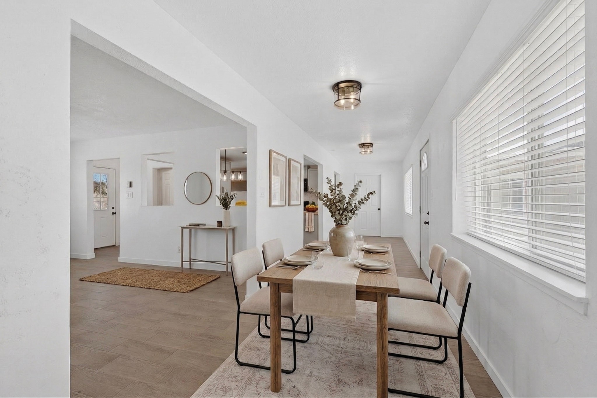 32 Lucero Road, Unit AB Santa Fe, NM 87508 - Photo 5 of 40 Main home dinning room