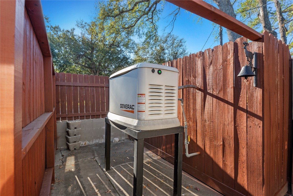 1203 Lemm Road 2 Spring, TX 77373 - Photo 20 of 21 Enjoy total peace of mind during any weather event with the included whole-home Generac standby generator on a raised platform.