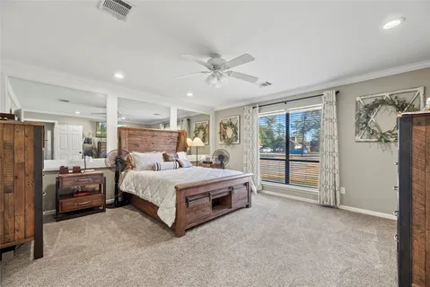 a large kitchen with a lot of counter space and a sink