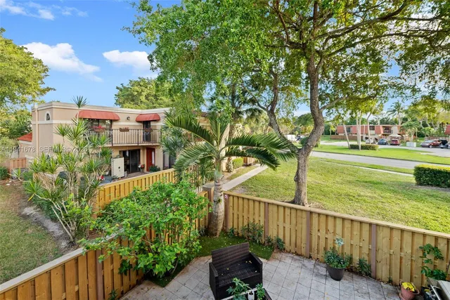 a balcony with outdoor space