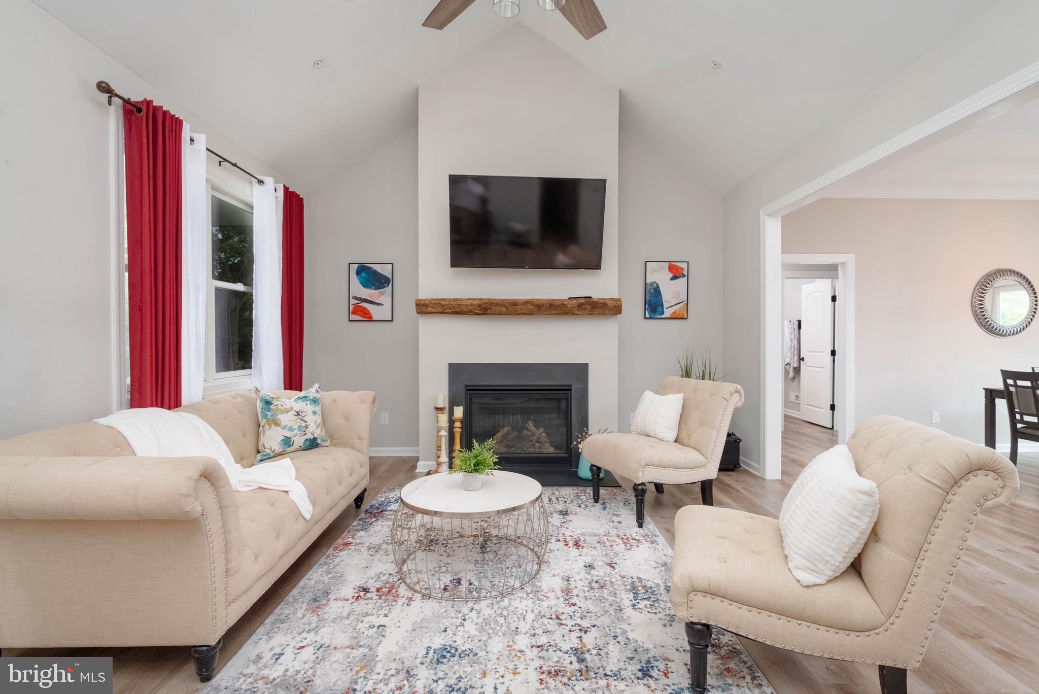 1132 Ridge Road Rising Sun, MD 21911 - Photo 8 of 54 Gas Fireplace w/ Flat Screen TV