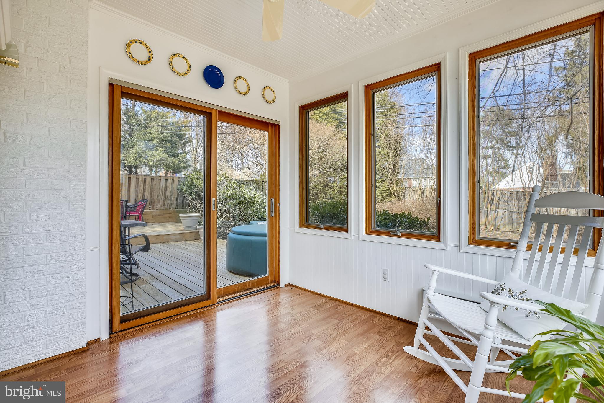 9930 Markham Street Silver Spring, MD 20901 - Photo 11 of 28 Sunroom with beadboard ceiling.