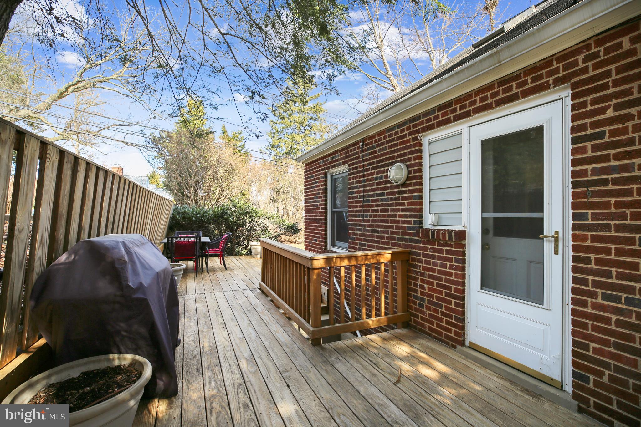 9930 Markham Street Silver Spring, MD 20901 - Photo 27 of 28 Walk out from the kitchen to your back deck.