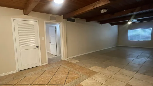 a view of empty room