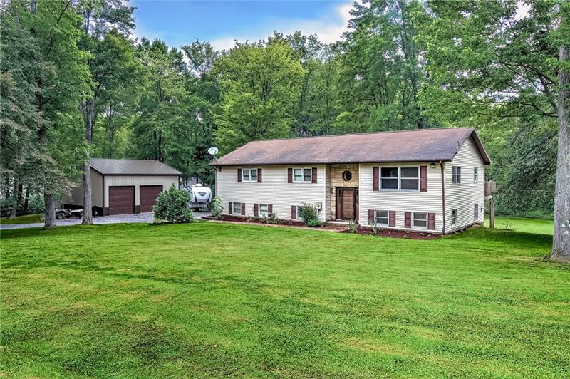 112 Wycliffe Way Butler, PA 16001 - Photo 1 of 24 Welcome to 112 Wycliffe Way. 3 Bedrooms (possibly more) 3 full baths. 2 car integral garage. Brand new 2 car detached garage with power, gas, water, coax and Cat5. 2.25 acres. Large level lot, huge back yard. Lots of trees. See it now!!!