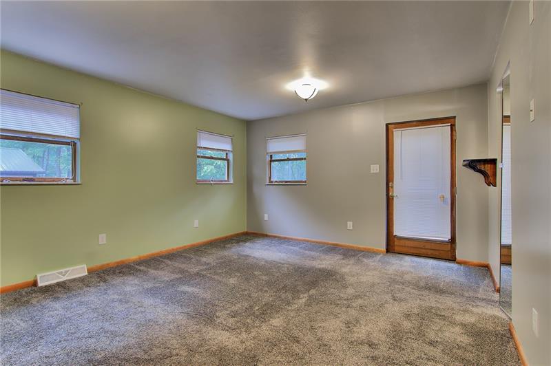 112 Wycliffe Way Butler, PA 16001 - Photo 11 of 24 Spacious master bedroom with walk-in closet, en suite, french door leads to back deck. I'm guessing you'll want to keep the blinds.