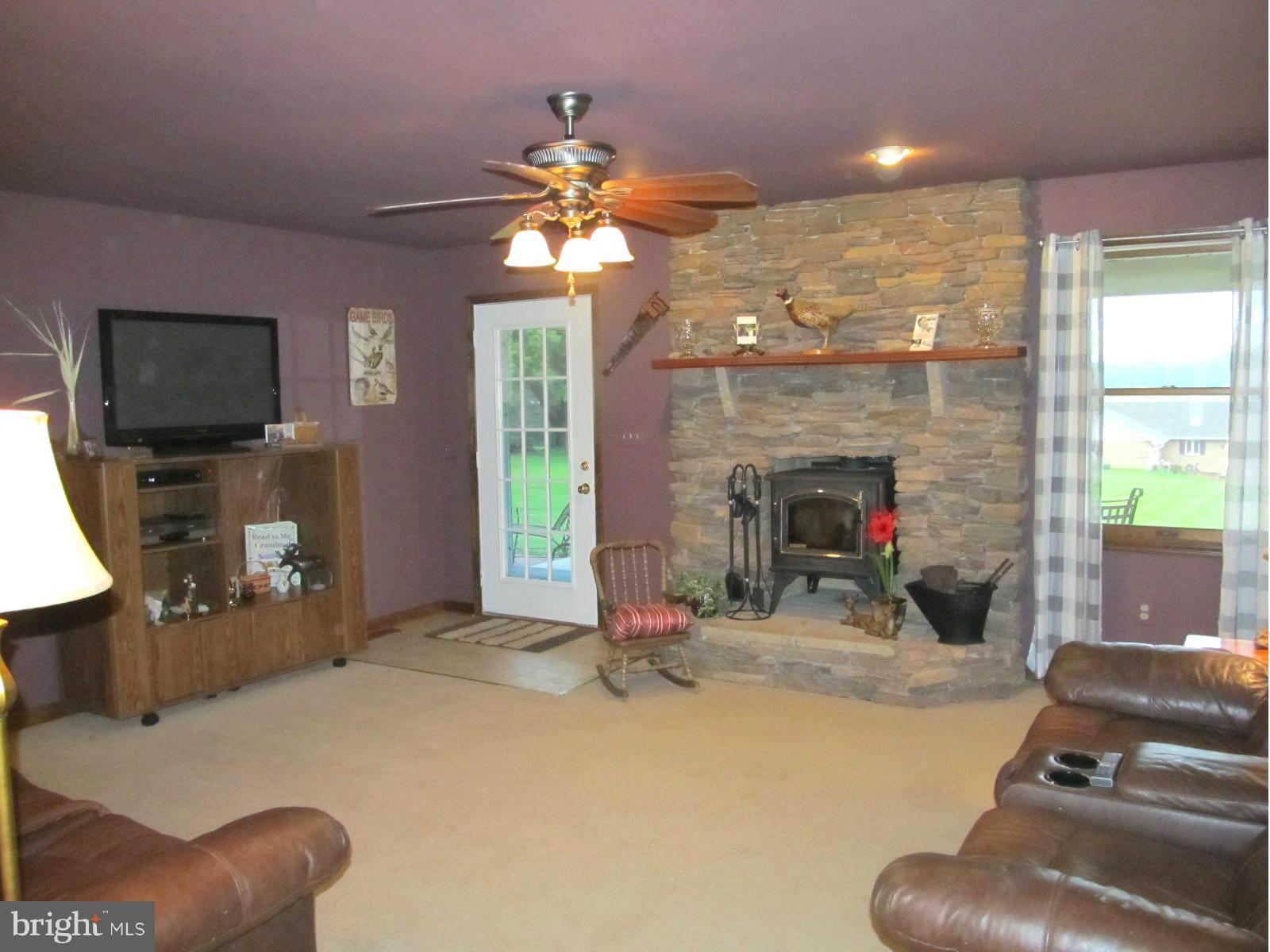 4839 Bushey Road Sykesville, MD 21784 - Photo 14 of 30 Family Room with stone Fireplace