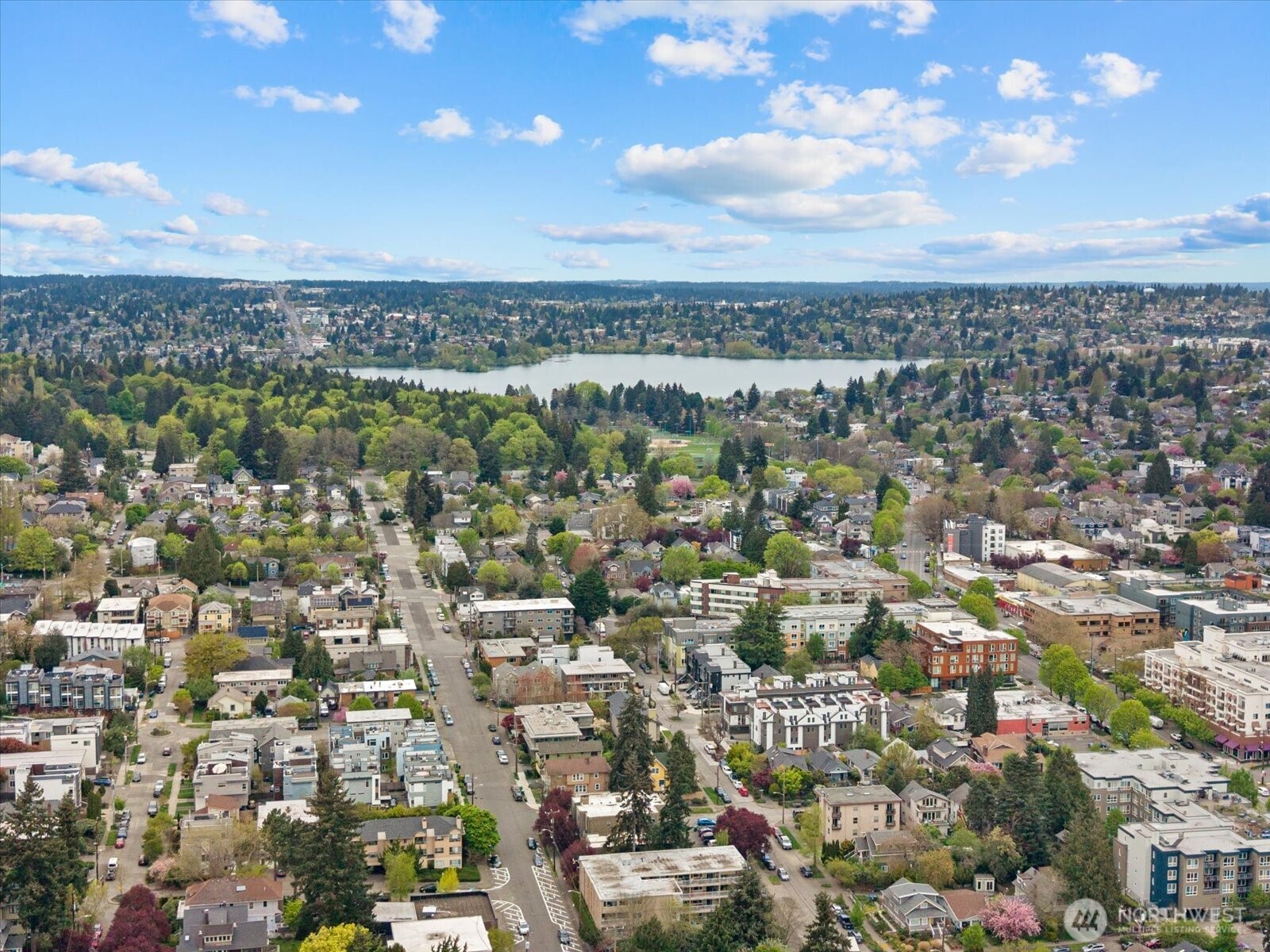 1109 North Allen Place, Unit 205 Seattle, WA 98103 - Photo 24 of 26 an aerial view of a city