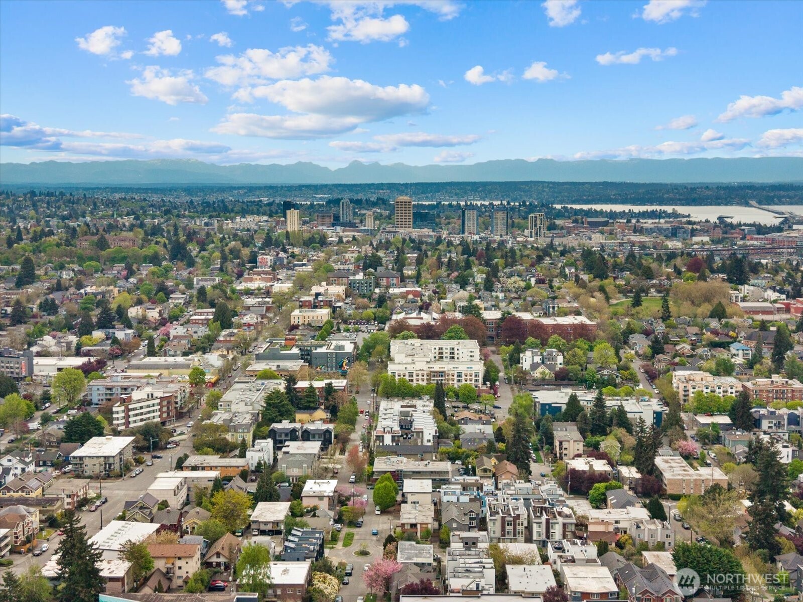 1109 North Allen Place, Unit 205 Seattle, WA 98103 - Photo 25 of 26 an aerial view of a city