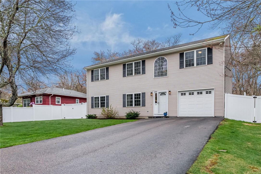 70 Foddering Farm Road Narragansett, RI 02882 - Photo 2 of 45 Exterior front with garage and nice long driveway