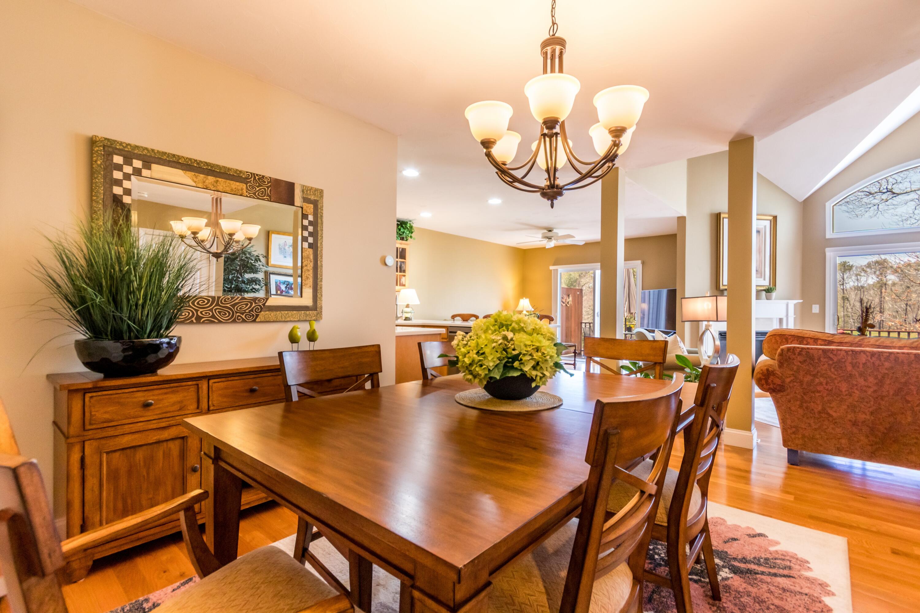 36 Turnberry Road, Unit 36 Bourne, MA 02532 - Photo 7 of 41 Dining opens to living and kitchen