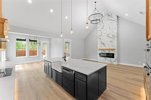 a very nice looking room with a large window