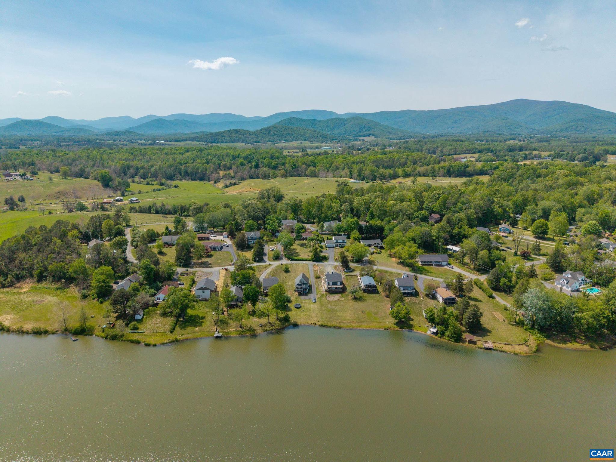 752 Westwood Road Stanardsville, VA 22973 - Photo 44 of 63 a view of a city with mountains in the background