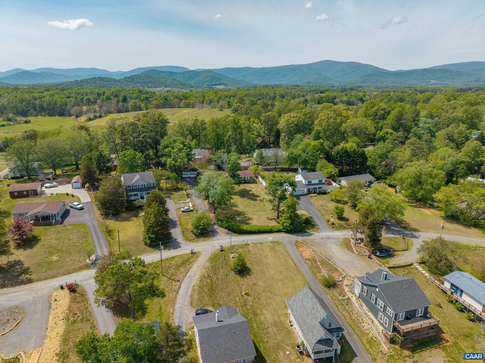 752 Westwood Road Stanardsville, VA 22973 - Photo 51 of 63 an aerial view of residential house with outdoor space and river