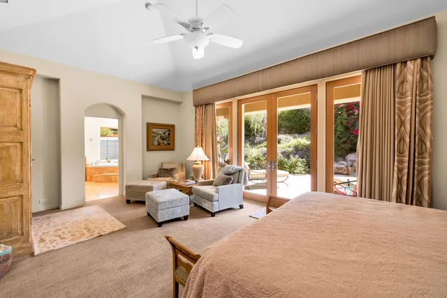 a outdoor living space with furniture and garden view