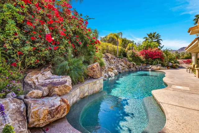 a view of a painting on a wall