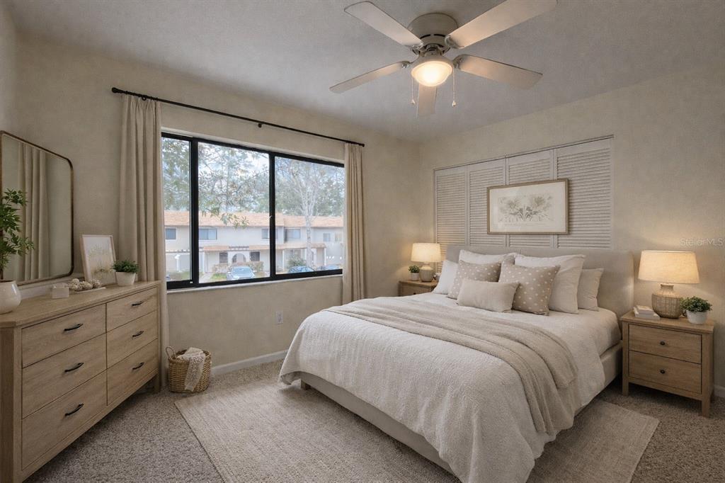 2635 Southwest 35th Place, Unit 604 Gainesville, FL 32608 - Photo 20 of 28 a bedroom with a bed and a window