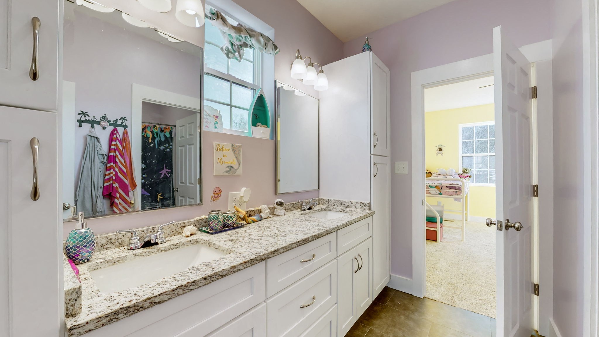 3310 Rocky Branch Road Watertown, TN 37184 - Photo 26 of 52 a bathroom with a granite countertop sink and a mirror