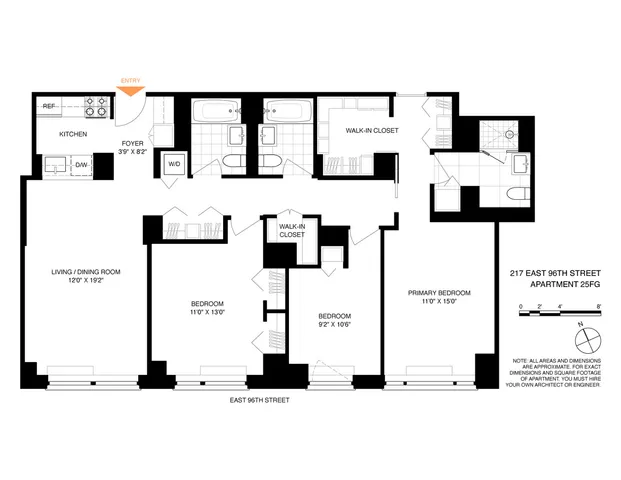 $1,275,000 | 215-217 East 96th Street, Unit 25FG | Upper East Side