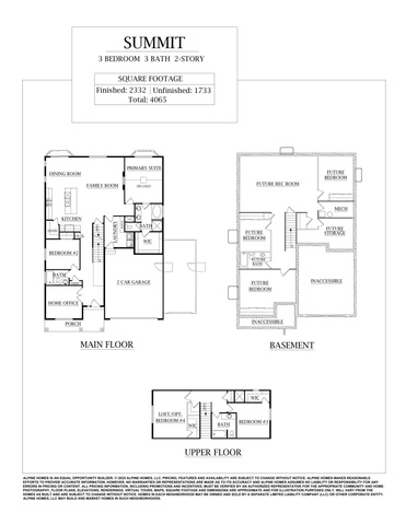 1004 West Paramount Cove South, Unit 315 Ogden, UT 84405 - Photo 41 of 42 Main Level and Second Story Floor Plan