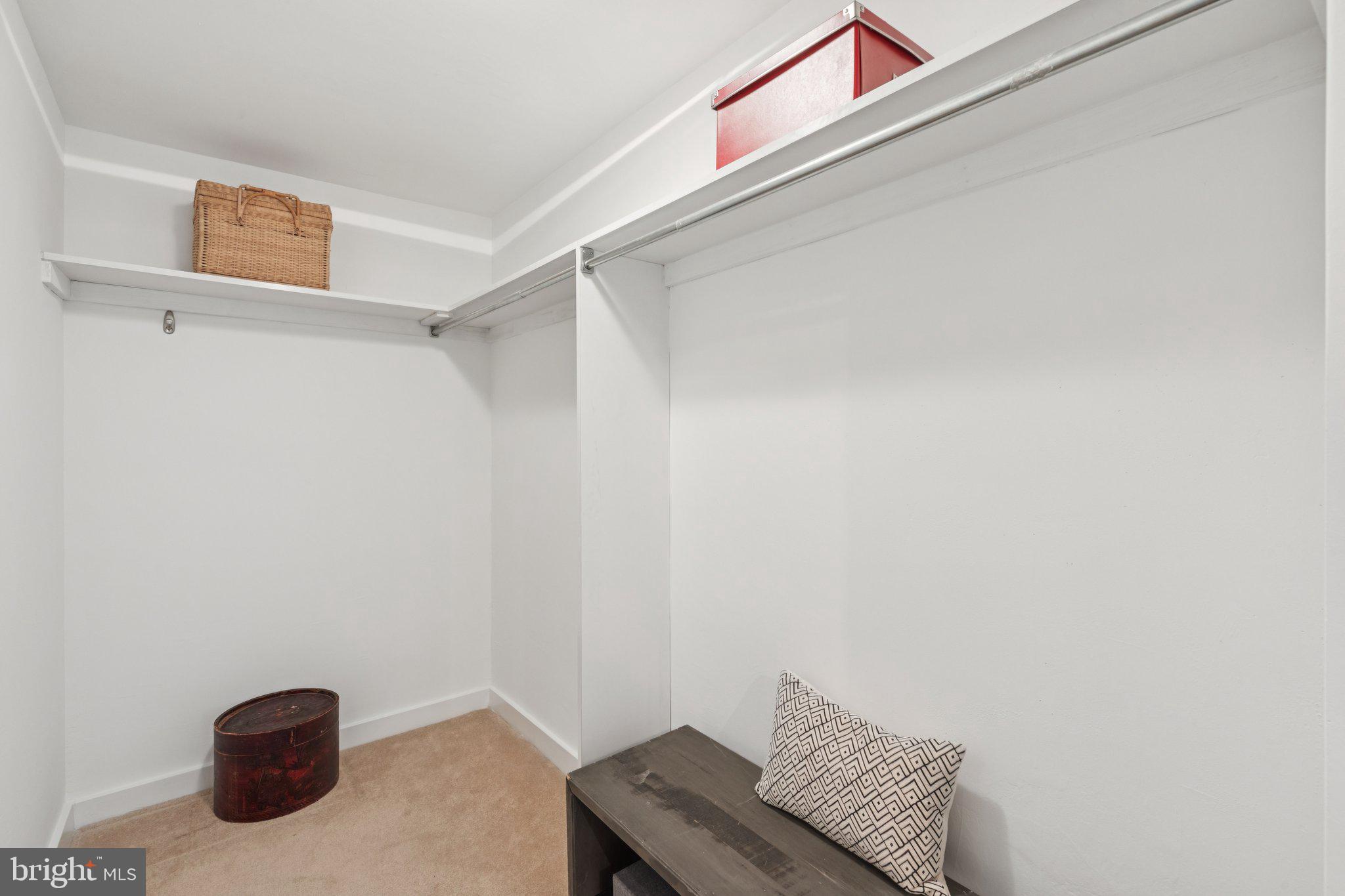 219 South 18th Street, Unit 1605 Philadelphia, PA 19103 - Photo 9 of 15 a view of small space with racks on the wall