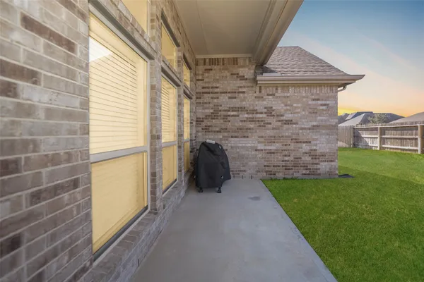 a view of outdoor space with garden