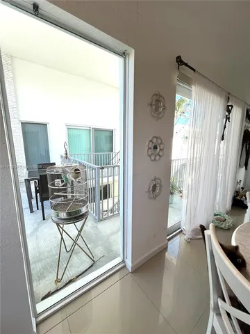 a view of balcony with staircase