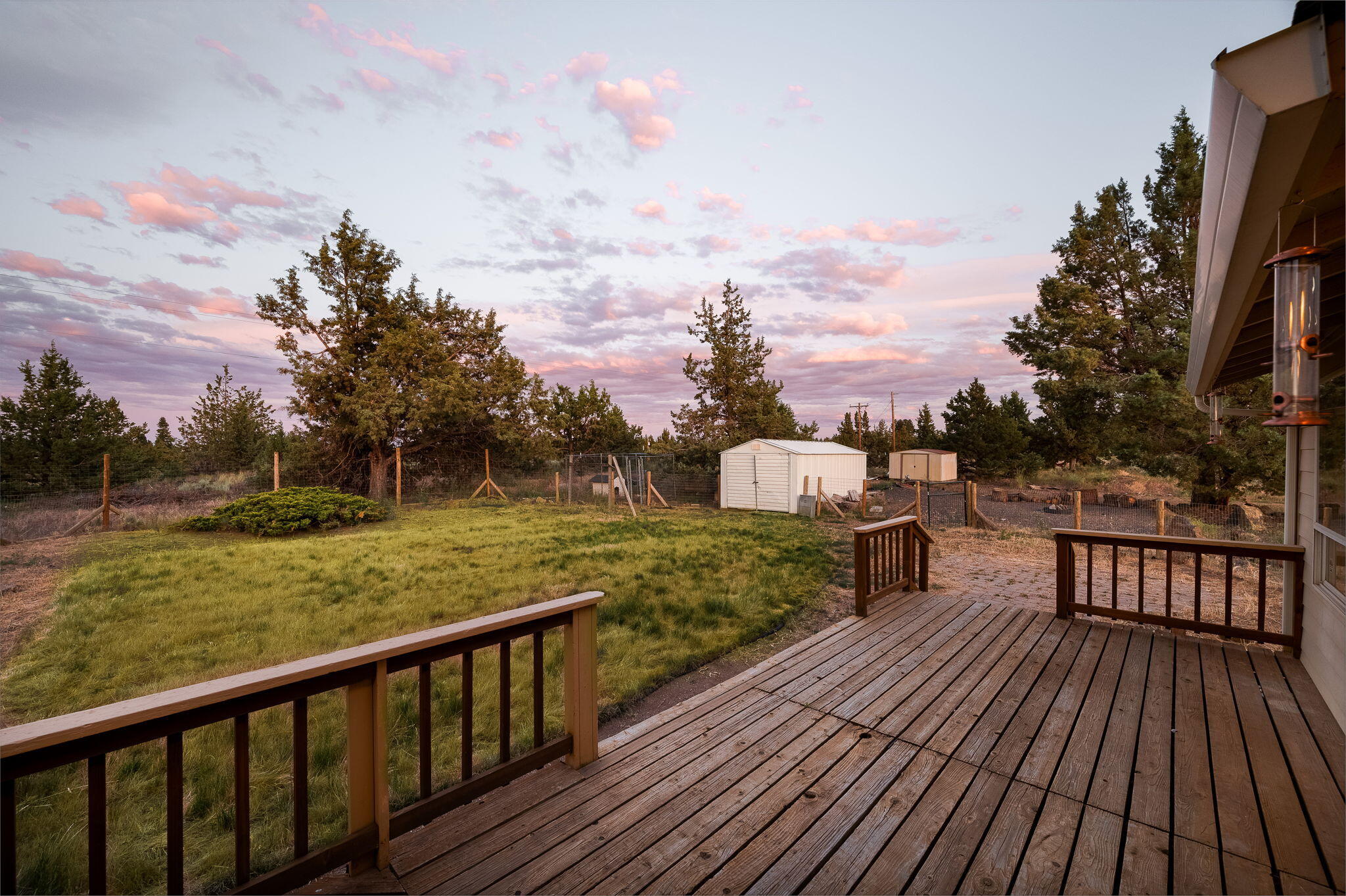61391 Larsen Road Bend, OR 97702 - Photo 10 of 60 Back Deck and Fenced Back Yard