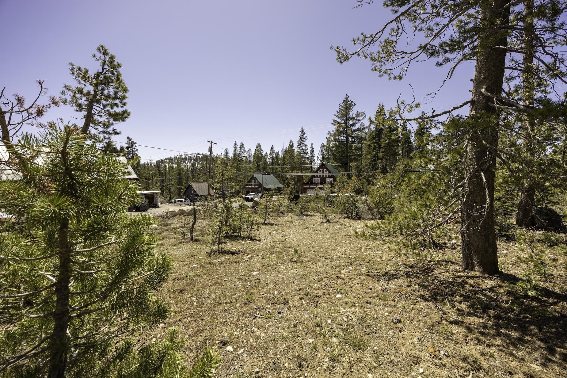 6784 Soda Springs Road Soda Springs, CA 95728 - Photo 10 of 15 a view of swimming pool with a yard and trees