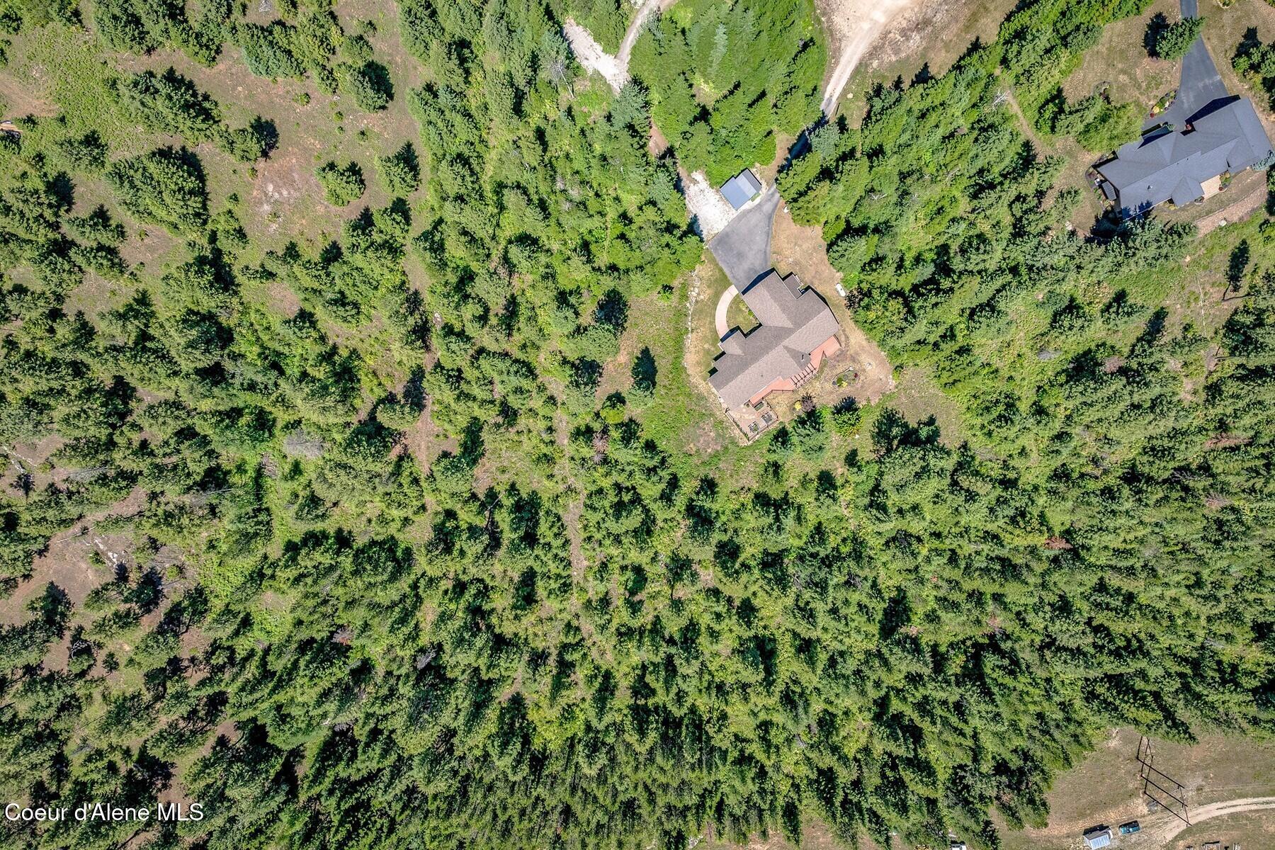 218 Topaz Trail Sandpoint, ID 83864 - Photo 46 of 70 Aerial View of Hilltop Setting