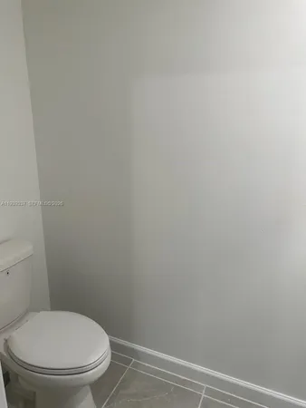 an empty room with a workbench