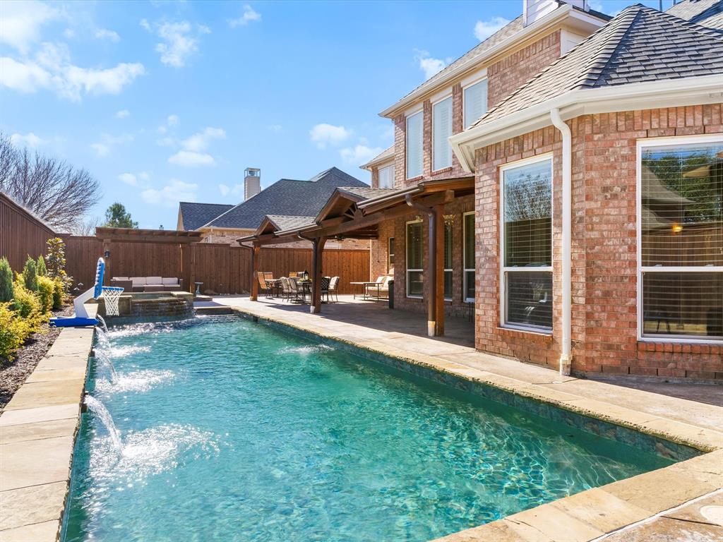 728 Morningside Trail Murphy, TX 75094 - Photo 30 of 40 a view of a house with a yard porch and sitting area