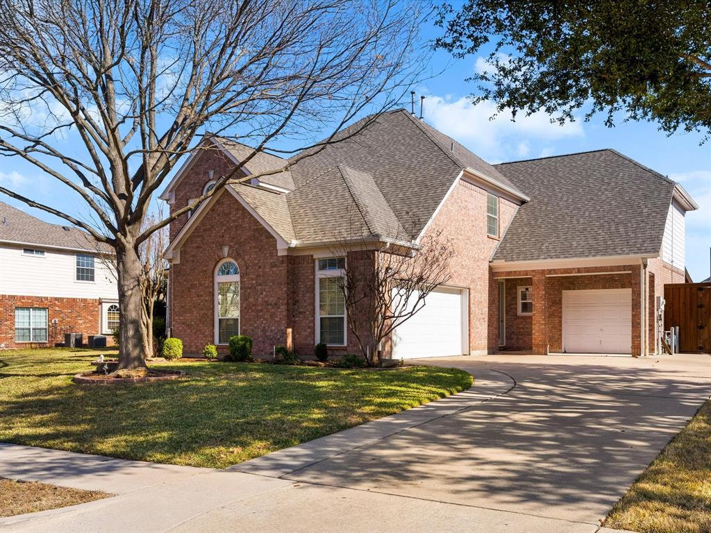 728 Morningside Trail Murphy, TX 75094 - Photo 31 of 40 a front view of house with yard and trees around