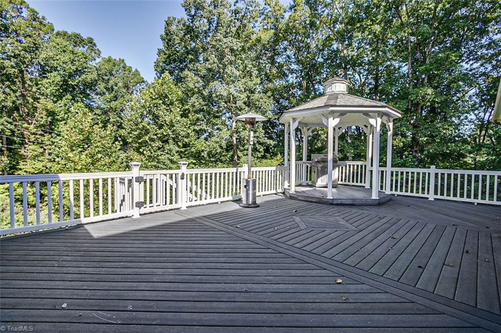 3458 Lassiter Mill Road Asheboro, NC 27205 - Photo 23 of 27 Low maintenance Trex deck with vinyl siding railings