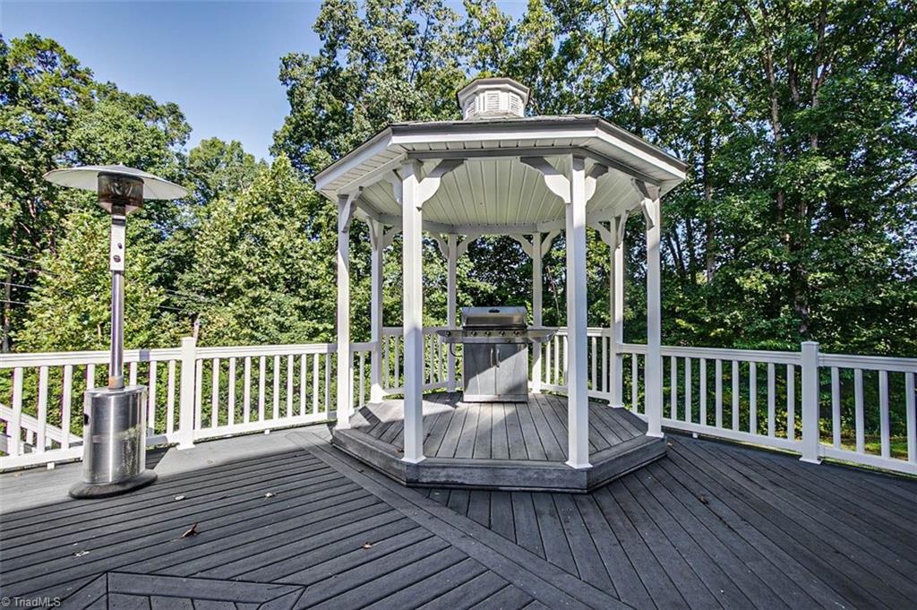 3458 Lassiter Mill Road Asheboro, NC 27205 - Photo 24 of 27 Custom gazebo with gas grill remaining.