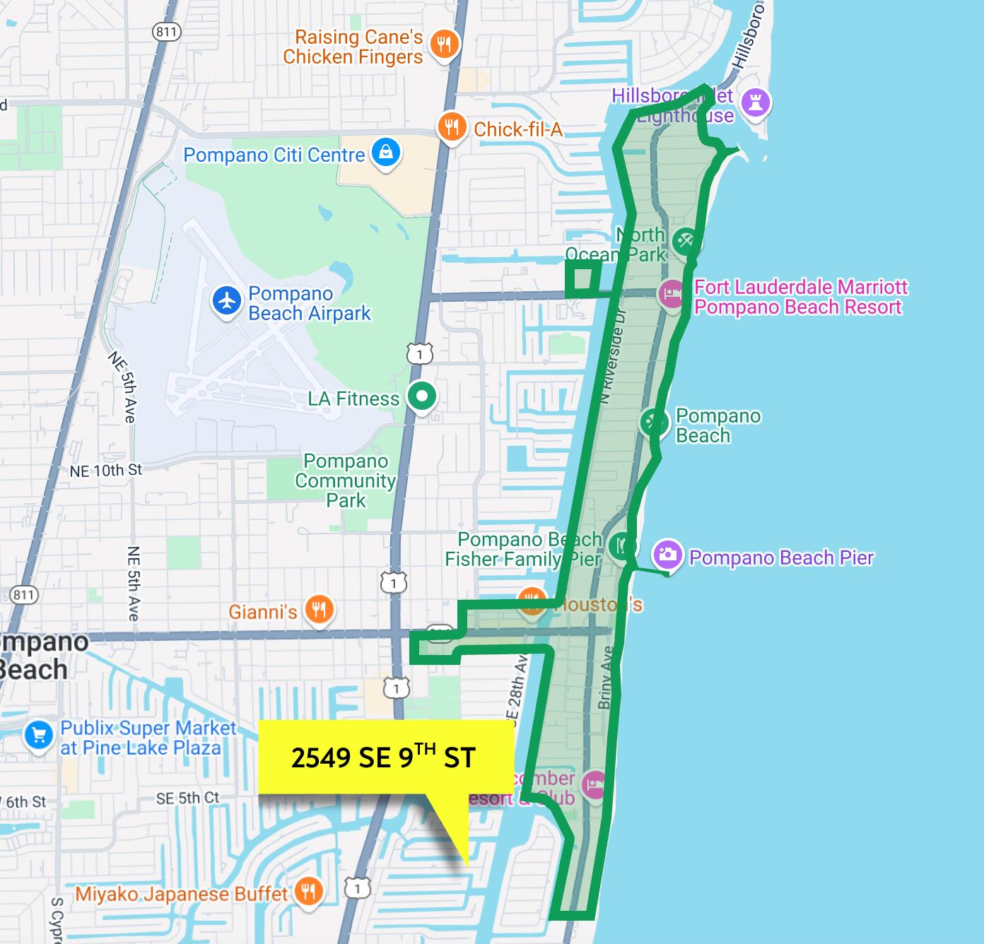 2549 Southeast 9th Street Pompano Beach, FL 33062 - Photo 66 of 73 2549 SE 9TH - CIRCUIT MAP