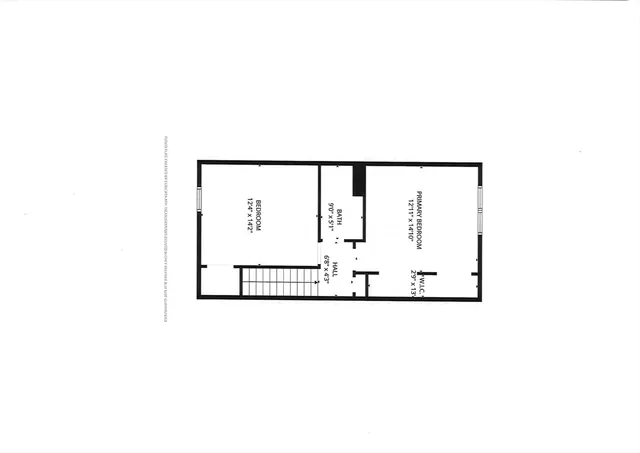 a picture of a bench in a white wall