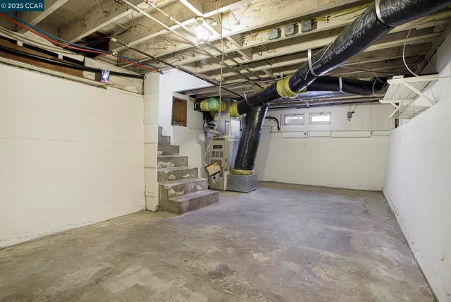 a view of a storage room