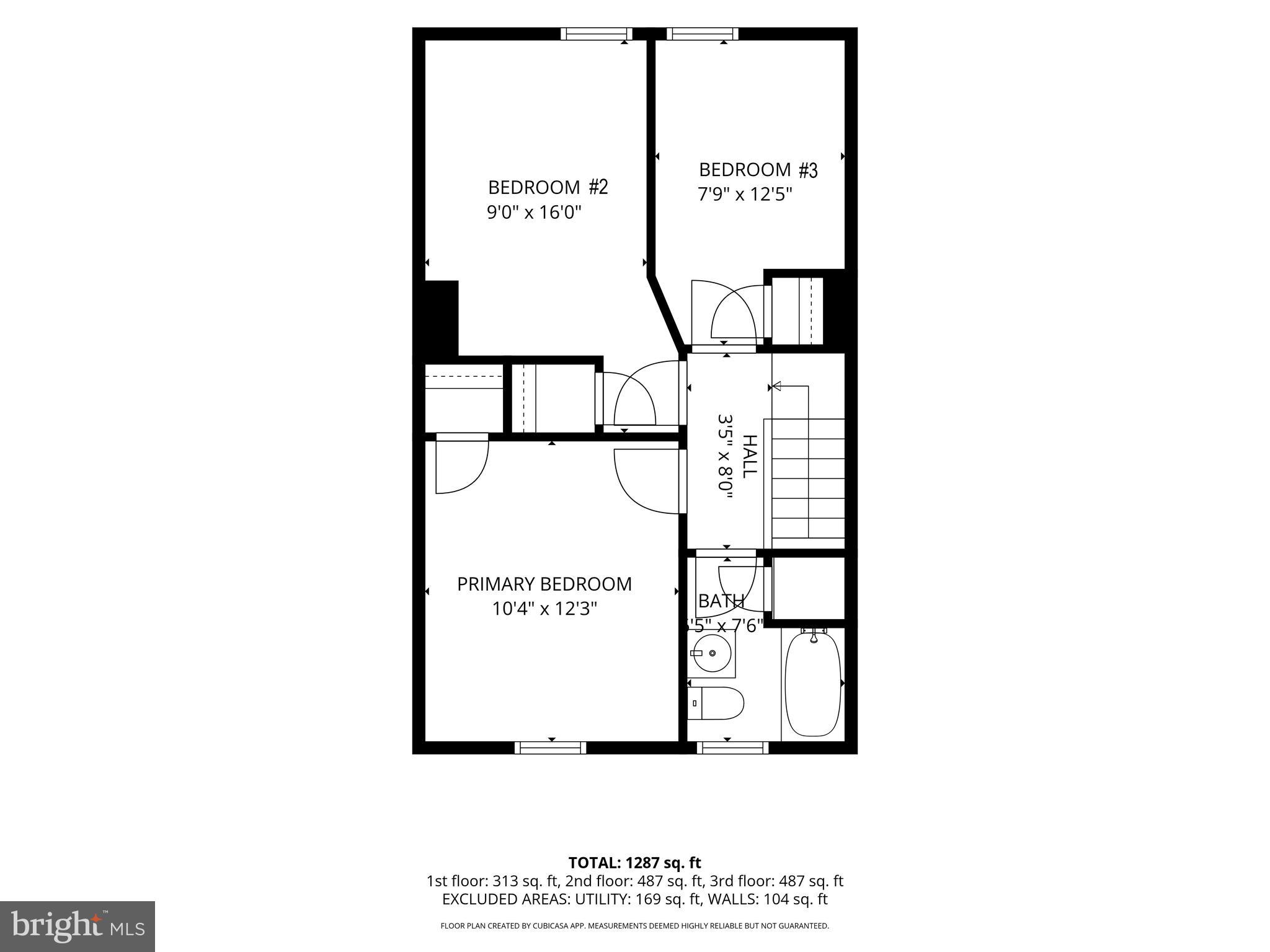 1714 Pin Oak Road Parkville, MD 21234 - Photo 39 of 41 Upper Level Floor Plan