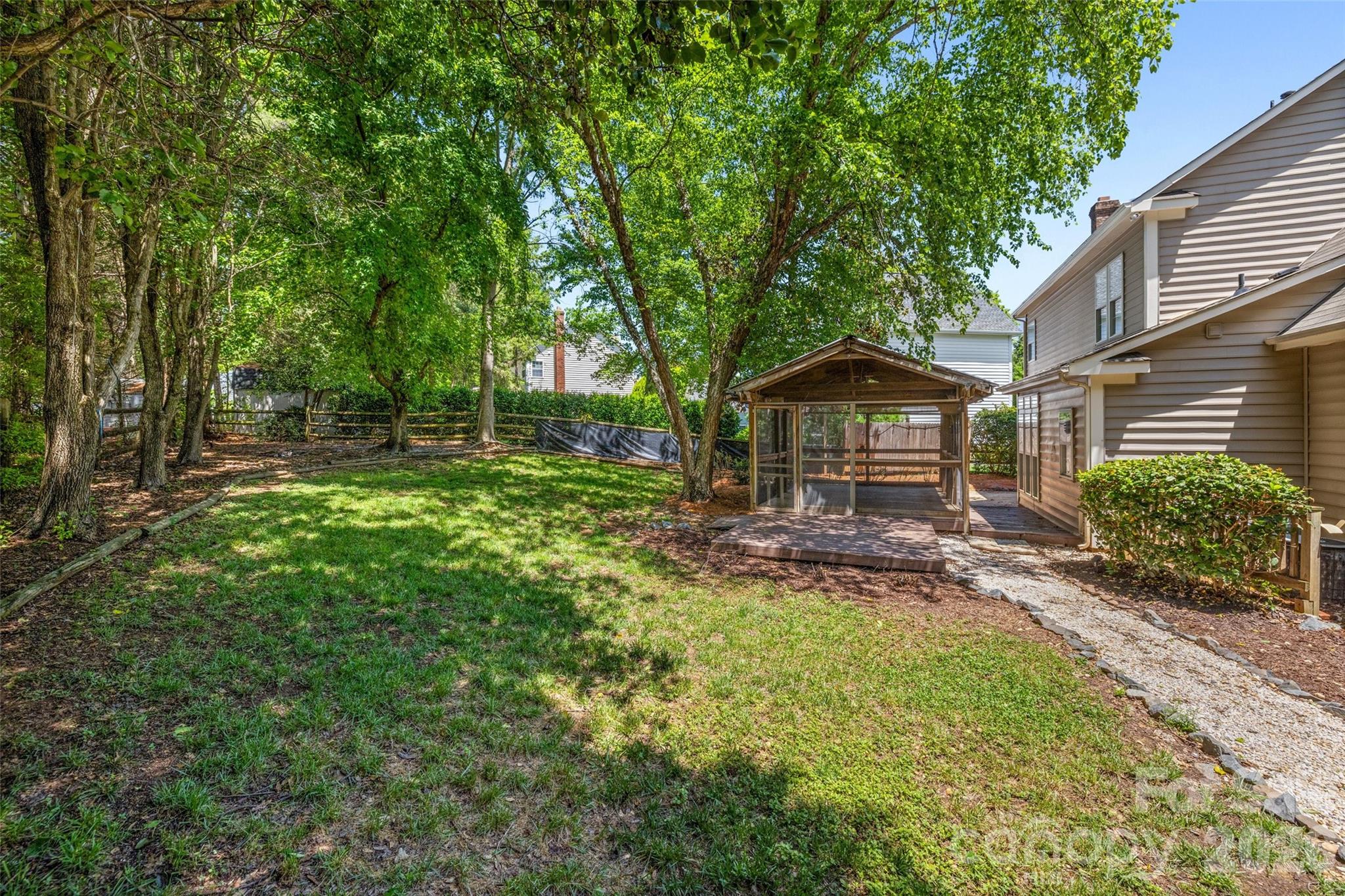 620 East Cheval Drive Fort Mill, SC 29708 - Photo 36 of 48 a backyard of a house with seating space