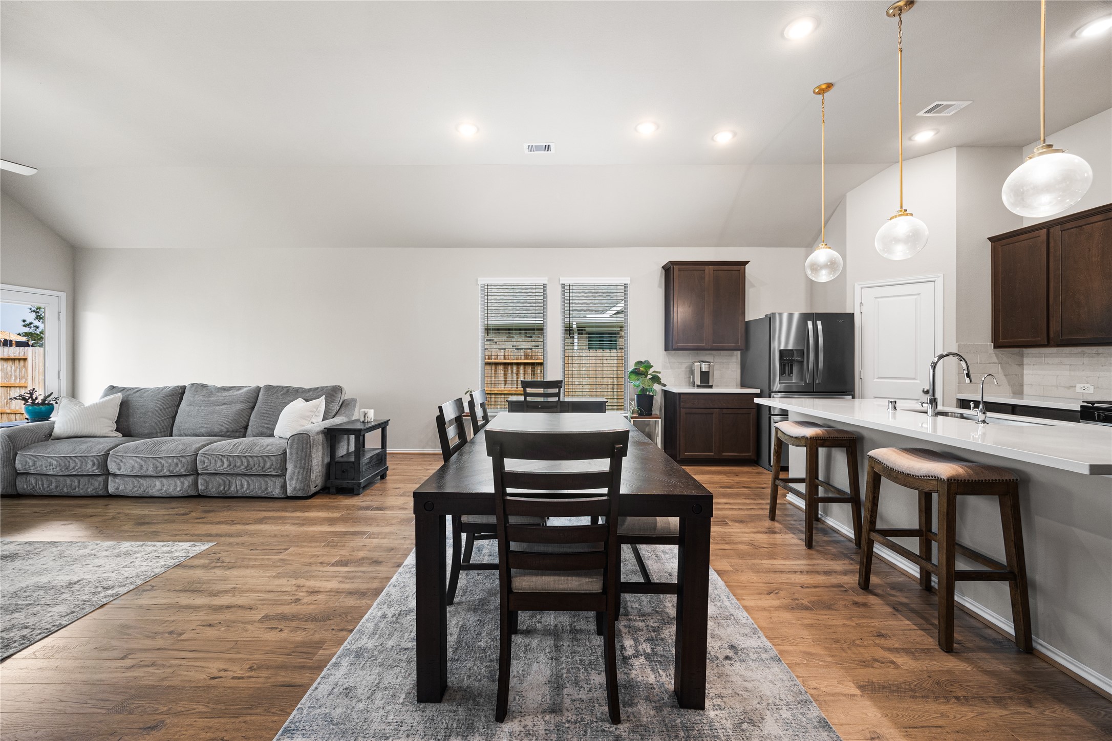 3212 Bright Maple Dr Spring Spring, TX 77386 - Photo 7 of 29 Dining space connects kitchen and living room