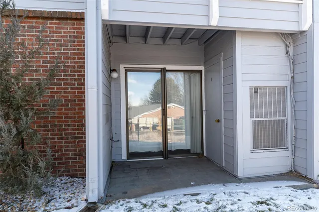 a view of an entryway door