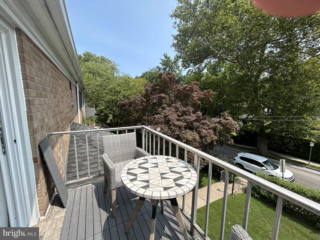 102 Llanfair Road, Unit 3 Ardmore, PA 19003 - Photo 18 of 19 balcony