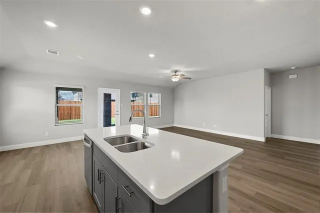 a view of a green field