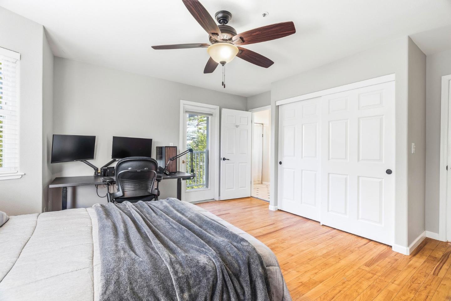 2500 Nelson Road Scotts Valley, CA 95066 - Photo 31 of 77 a bedroom with a bed and a tv